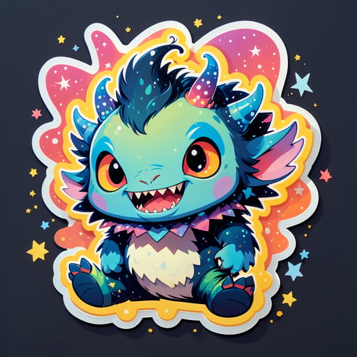 Twinkling Bunyip sticker