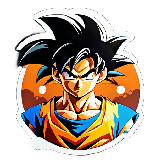 dragon ball goku
 sticker