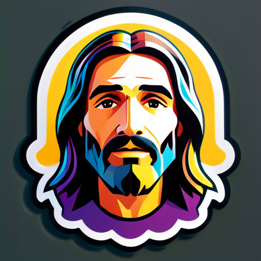 Jesus sticker