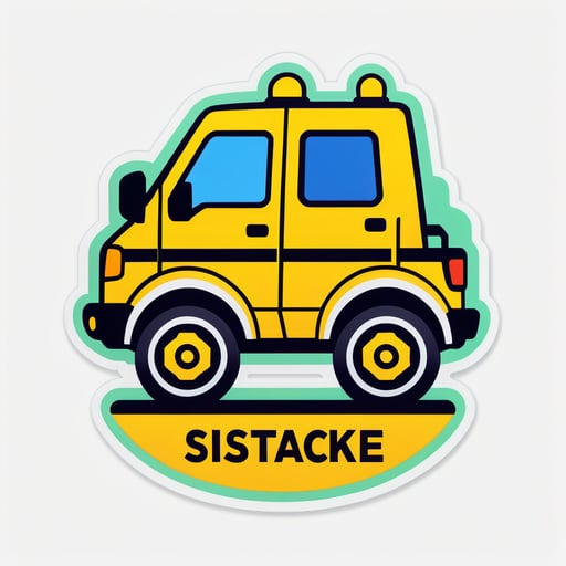 도로 구조 지원 차량 sticker