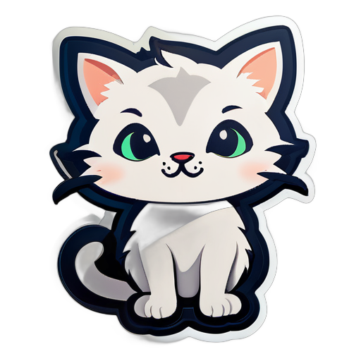 cute cat sticker