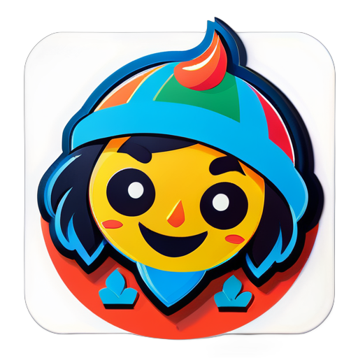 give logo for paper toy company which is in bhopal Elegua sticker