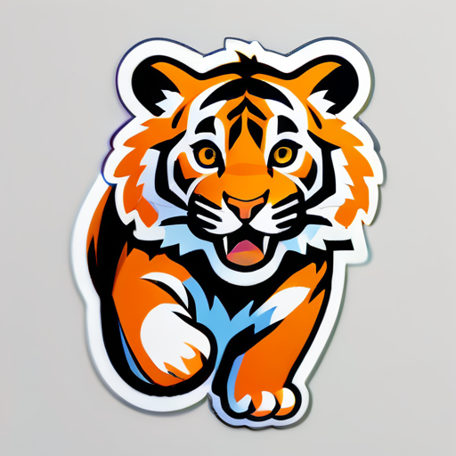 tiger sticker