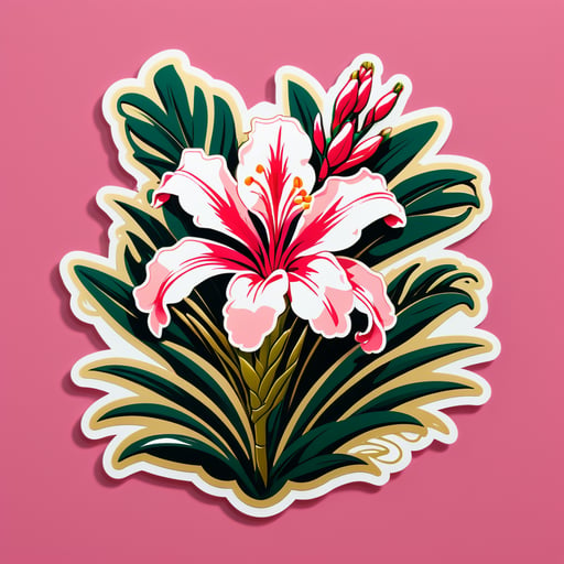 Opulent Oleander Oasis sticker