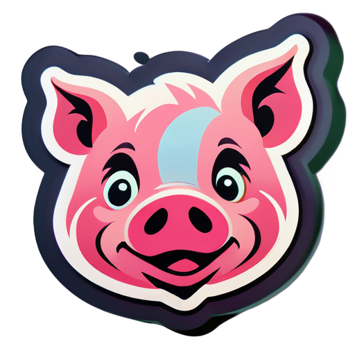 cochon sticker