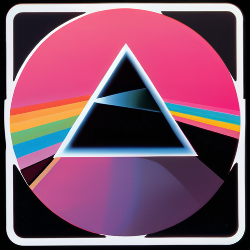 Pink Floyd album the dark side of the moon  sticker