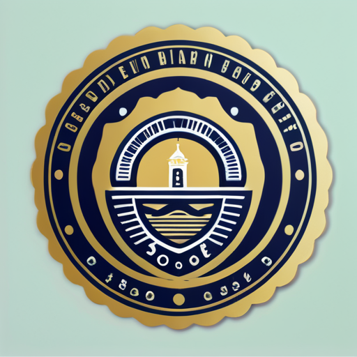 Timbre of the College of Bras d'Or sticker