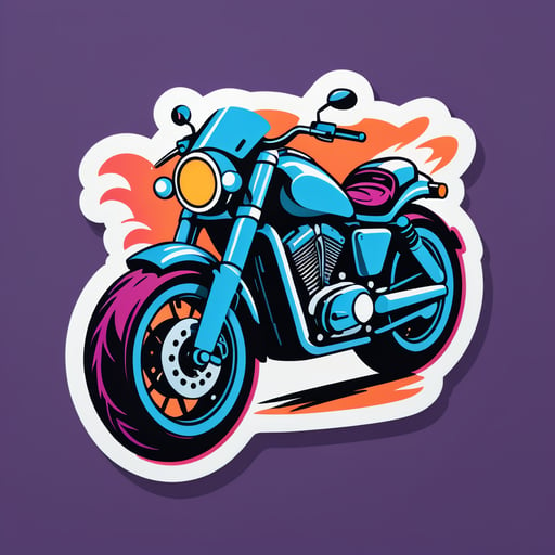 Motorcycle sticker