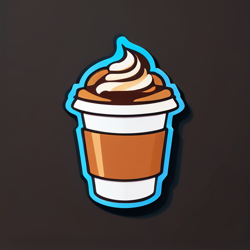 Coffee sticker