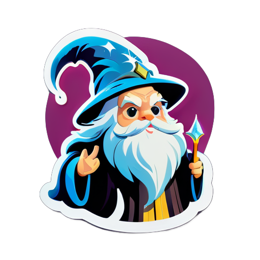 Wise Wizard sticker