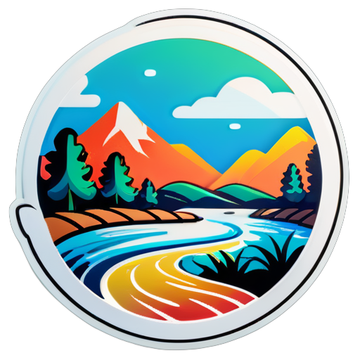 A river sticker