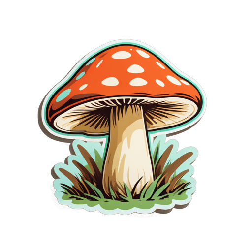 Wild Mushroom sticker