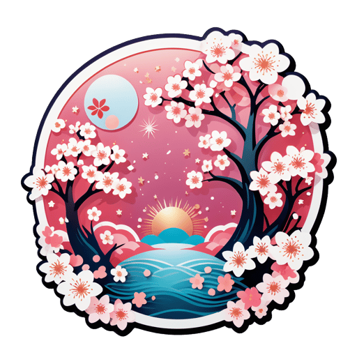 天空樱花庆典 sticker