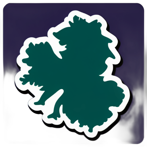 Outline of Northern Ireland  sticker