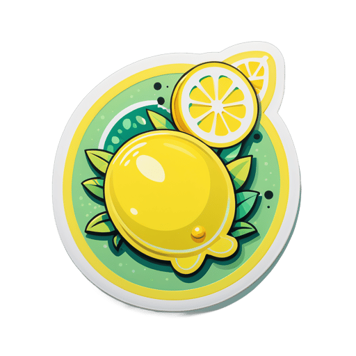 Limão Zesty sticker