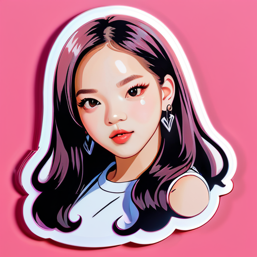 一張 Blackpink 的貼紙 sticker