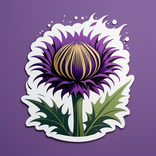 Timeless Thistle Tale sticker