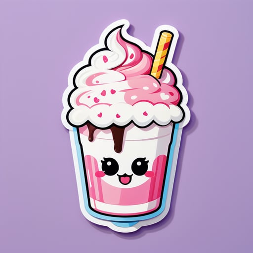 Milkshake fofo sticker