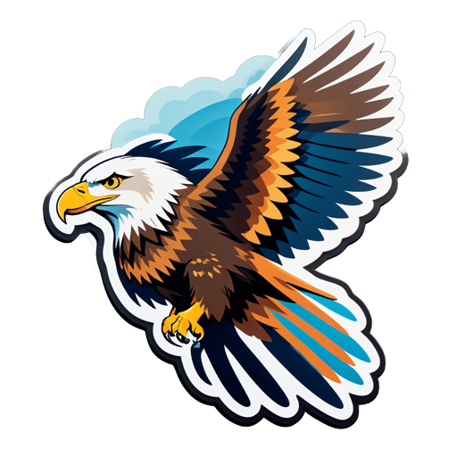 Soaring Eagle sticker