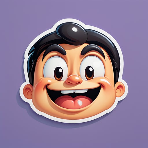 Expresiones de Emoji Goofy sticker