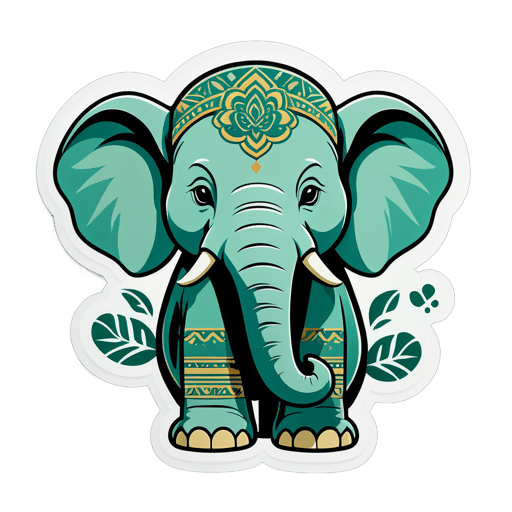 Wise Elephant Sage sticker