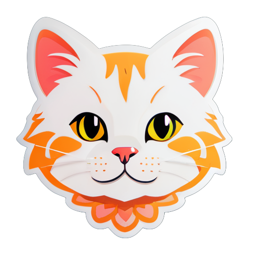 lovely cat sticker