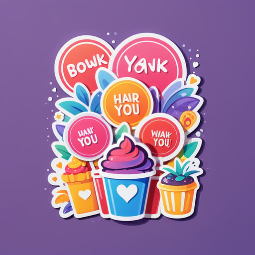 nhãn dán cảm ơn sticker