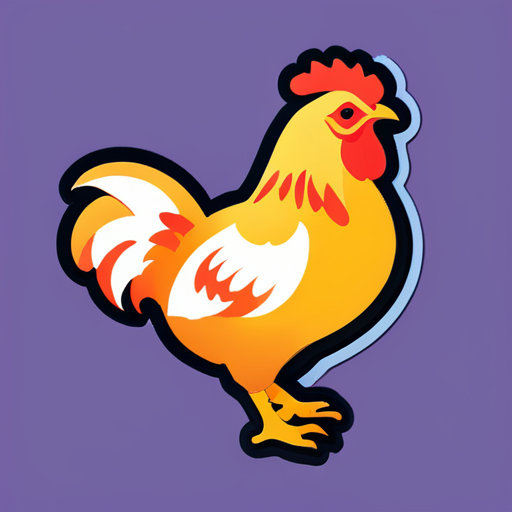 Chicken sticker