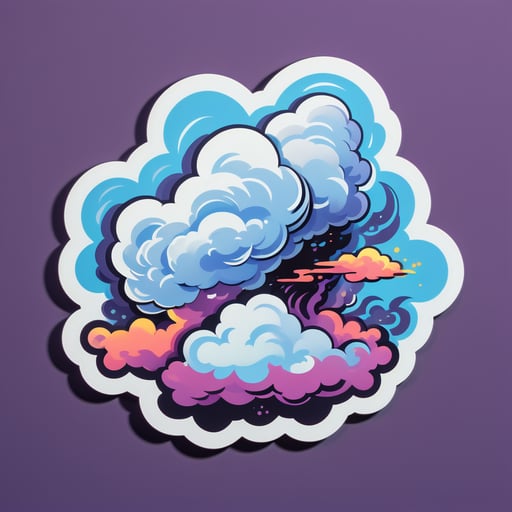 Nuvem de Fumaça de Deriva sticker