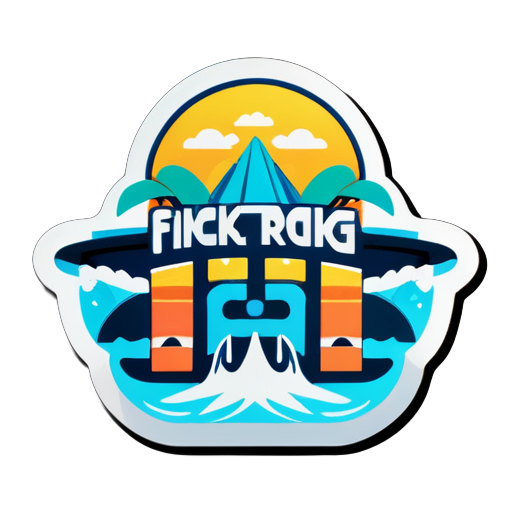 KGF water park sticker