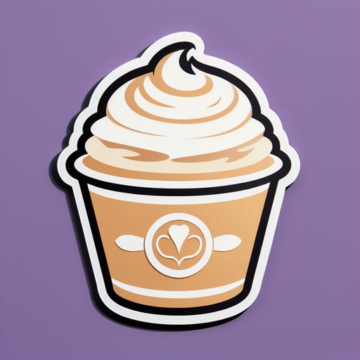 Latte tươi sticker