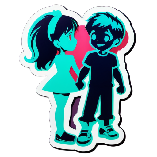 A boy sex with a girl sticker