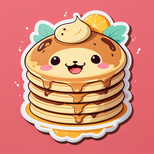 Bánh Pancake dễ thương sticker