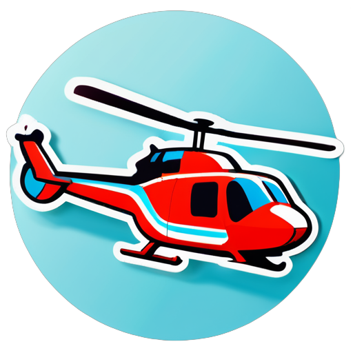 maka a helecopter sticker