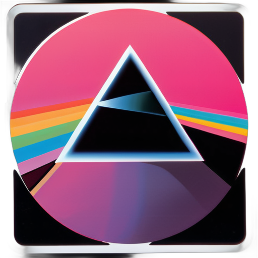 Pink Floyd album the dark side of the moon  sticker