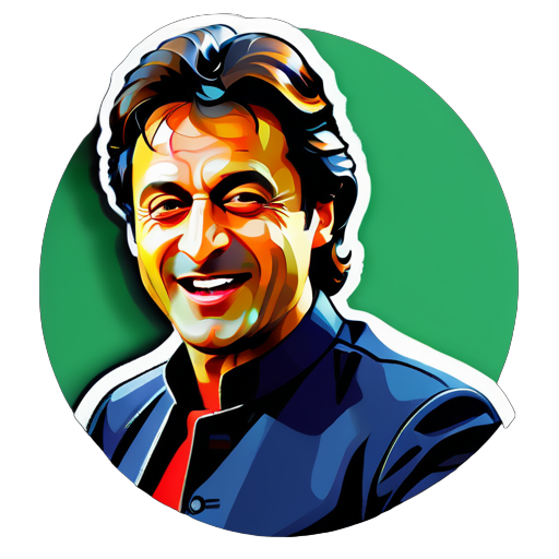 create a imran khan sticker sticker