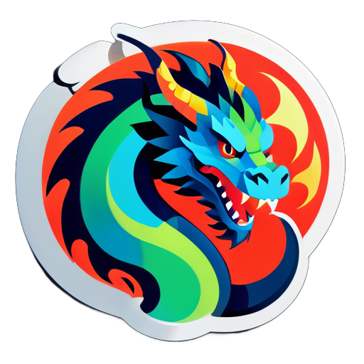 Dragon sticker