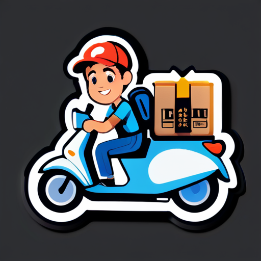 Hungry Now Delivery Driver sticker