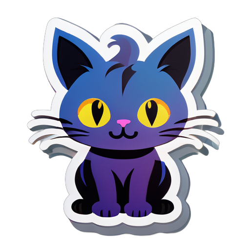 Make Cat uniq sticker