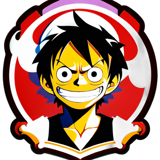 Monkey D. Luffy sticker