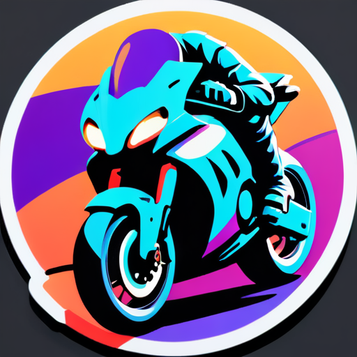 moto
 sticker