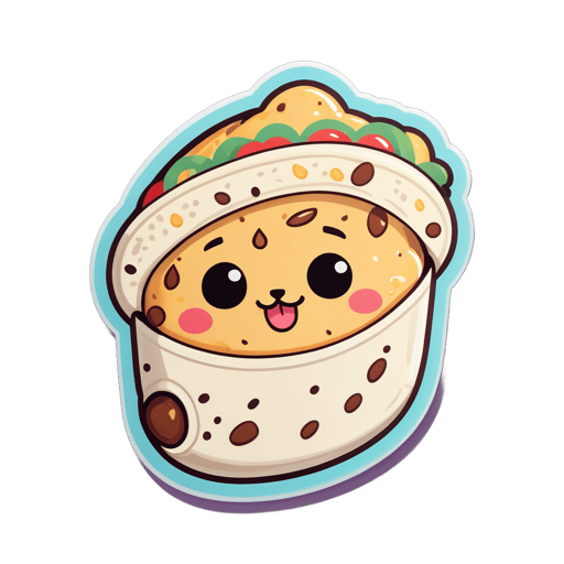 süßer Burrito sticker