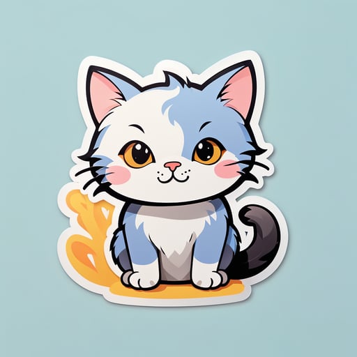 chat mignon sticker