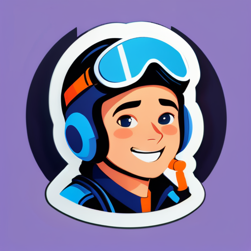 Pilot sticker