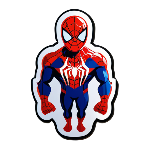 the weekend in spider man suit
 sticker