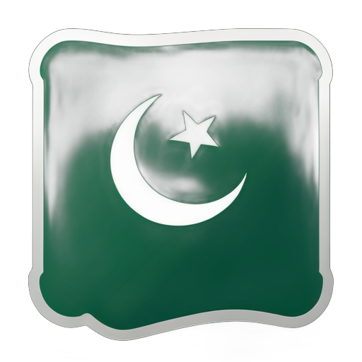 Make a logo of pakistan flAG sticker