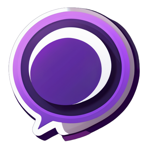 purple sticker