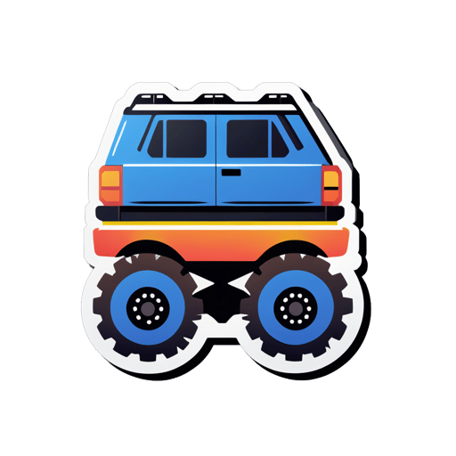 Biểu tượng Off-Road 4x4 sticker