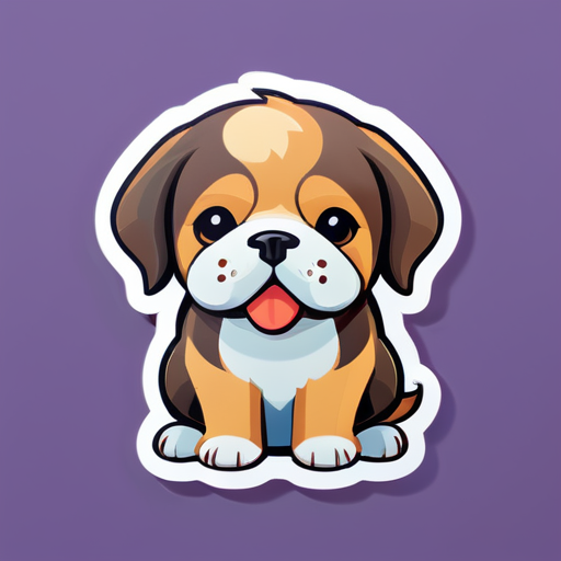 cute dog sticker