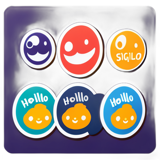 hello world sticker